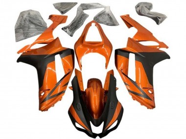 Compra Carenados Moto Kawasaki ZX6R 2007-2008 - Naranja Negro Mate