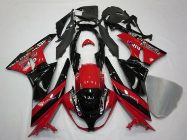 Compra Carenados Moto Kawasaki ZX6R 2009-2012 - Rojo Negro Brillante Elf Touch4 Bridgestone