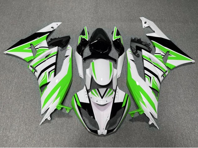 Compra Carenado Moto Kawasaki ZX6R 2009-2012 - Blanco Verde Negro