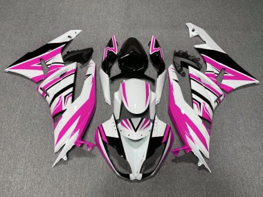 Compra Carenados Moto Kawasaki ZX6R 2009-2012 - Blanco Rosa Negro
