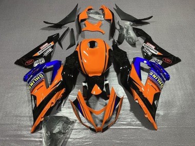 Compra Carenados Moto Kawasaki ZX6R 2013-2018 - Naranja Azul Negro