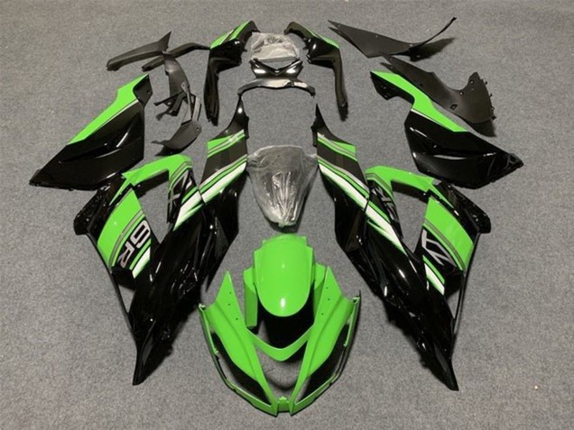 Compra Kit Carenados Moto Kawasaki ZX6R 2013-2018 - Verde Negro Brillante