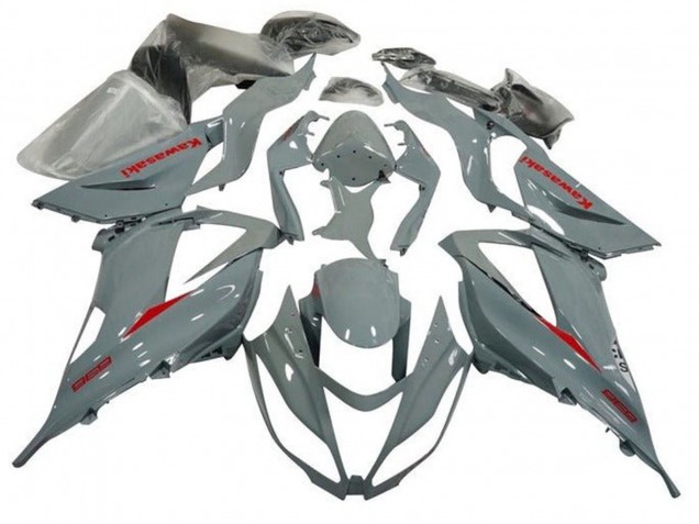 Compra Carenado Moto Kawasaki ZX6R 2013-2018 - Nardo Gris Rojo