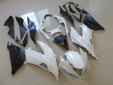 Compra Carenado Moto Kawasaki ZX6R 2013-2018 - Blanco Negro Mate