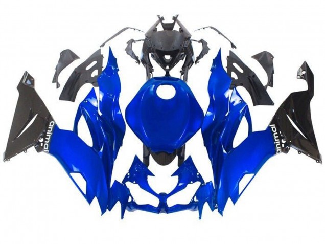 Compra Carenados Moto Kawasaki ZX6R 2019-2022 - Azul Negro Brillante