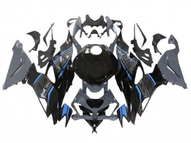 Compra Carenados Moto Kawasaki ZX6R 2019-2022 - Gris Azul Negro Honeycomb