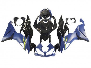 Compra Carenados Moto Kawasaki ZX6R 2019-2022 - Azul Mate Negro Brillante