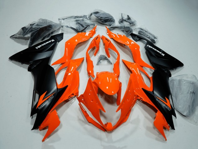 Compra Carenados Moto Kawasaki ZX6R 2019-2022 - Naranja Negro Mate