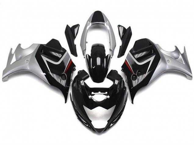 Compra Carenados Moto Suzuki GSX650F 2008-2013 - Negro Brillante Plata