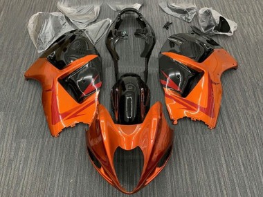 Compra Carenados Moto Suzuki GSXR 1300 Hayabusa 1996-2007 - Naranja Negro Rojo
