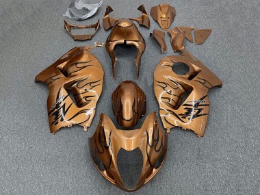 Compra Carenados Moto Suzuki GSXR 1300 Hayabusa 1996-2007 - Brown Bronze Negro Llama