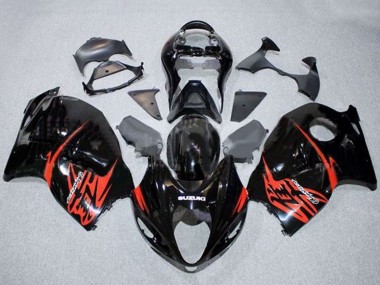 Compra Carenados Moto Suzuki GSXR 1300 Hayabusa 1996-2007 - Negro Brillante Rojo
