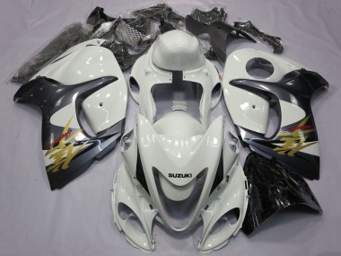 Compra Carenados Moto Suzuki GSXR 1300 Hayabusa 2008-2020 - Blanco Gris Oro Negro