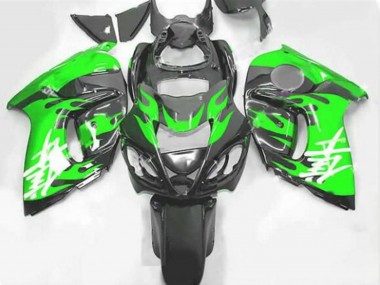 Compra Carenados Moto Suzuki GSXR 1300 Hayabusa 2008-2020 - Negro Verde Llama