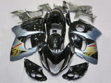 Compra Carenados Moto Suzuki GSXR 1300 Hayabusa 2008-2020 - Negro Brillante Azul Claro Oro