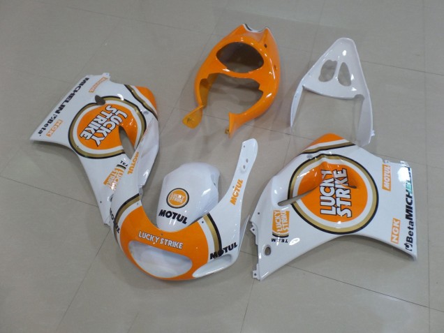 Compra Carenados Moto Suzuki RGV250 VJ22 1991-1996 - Blanco Naranja Lucky Strike Motul