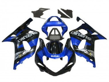 Compra Carenados Moto Suzuki GSXR1000 2000-2002 - Azul Negro Brillante Chrome