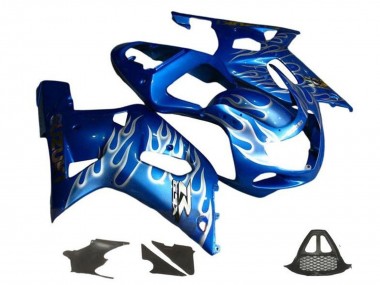 Compra Carenados Moto Suzuki GSXR1000 2000-2002 - Azul Blanco Llama