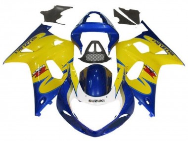 Compra Carenados Moto Suzuki GSXR1000 2000-2002 - Amarillo Azul Tribal