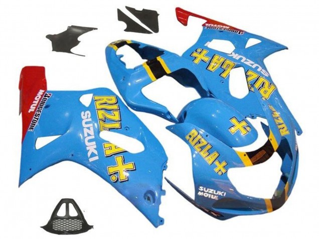 Compra Carenados Moto Suzuki GSXR1000 2000-2002 - Azul Amarillo Rojo Rizla