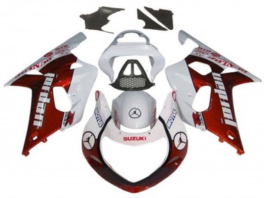 Compra Carenados Moto Suzuki GSXR1000 2000-2002 - Blanco Rojo Jordan