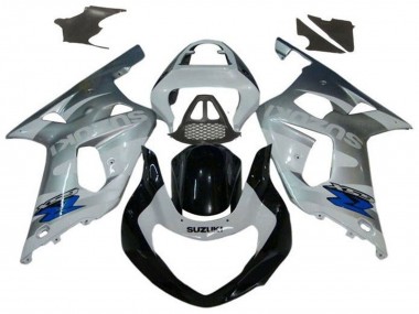 Compra Carenados Moto Suzuki GSXR1000 2000-2002 - Plata Blanco Negro Brillante Azul