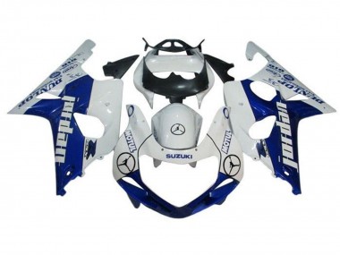 Compra Carenados Moto Suzuki GSXR1000 2000-2002 - Blanco Azul Jordan Dunlop
