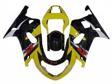 Compra Carenados Moto Suzuki GSXR1000 2000-2002 - Amarillo Plata Negro Brillante Rojo