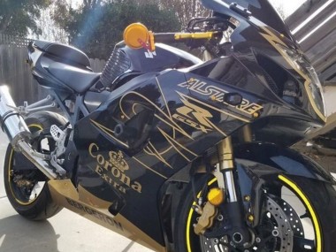 Compra Carenados Moto Suzuki GSXR 1000 2003-2004 - Negro Oro Corona