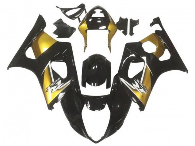 Compra Carenados Moto Suzuki GSXR 1000 2003-2004 - Oro Negro Brillante