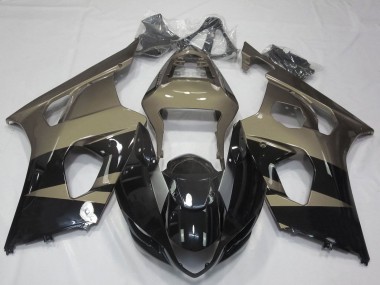 Compra Carenados Moto Suzuki GSXR 1000 2003-2004 - Negro Brillante Taupe Brown