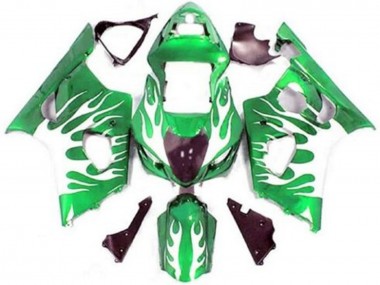Compra Carenados Moto Suzuki GSXR 1000 2003-2004 - Verde Blanco Llama