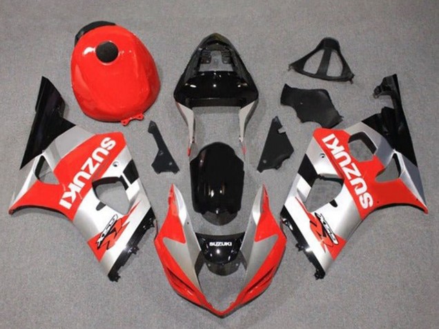Compra Carenados Moto Suzuki GSXR 1000 2003-2004 - Rojo Plata Negro