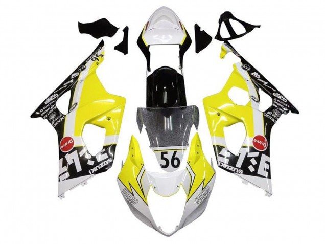 Compra Carenados Moto Suzuki GSXR 1000 2003-2004 - Amarillo Blanco Negro