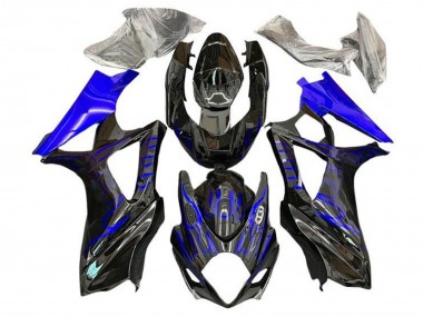 Compra Carenados Moto Suzuki GSXR 1000 2005-2006 - Negro Azul Llama