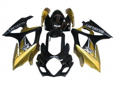 Compra Carenados Moto Suzuki GSXR 1000 2005-2006 - Negro Oro Plata