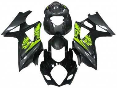 Compra Carenados Moto Suzuki GSXR 1000 2005-2006 - Negro Gris Neon Amarillo
