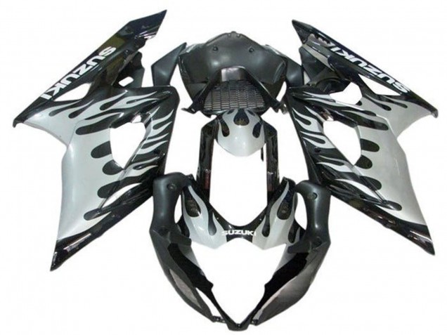 Compra Carenados Moto Suzuki GSXR 1000 2005-2006 - Negro Blanco Llama