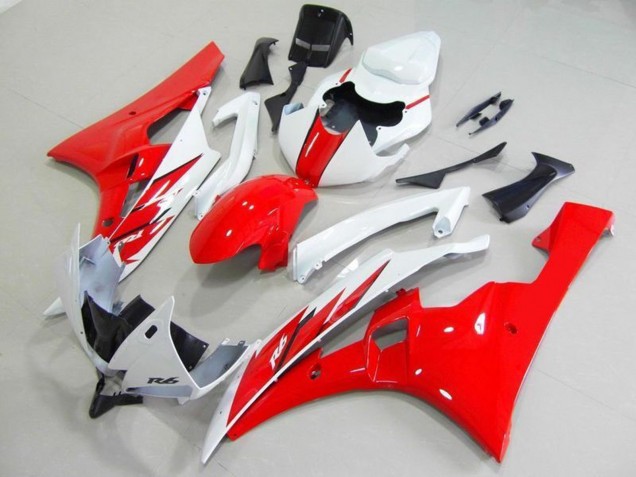 Compra Carenado Moto Yamaha YZF R6 2006-2007 - Blanco Rojo