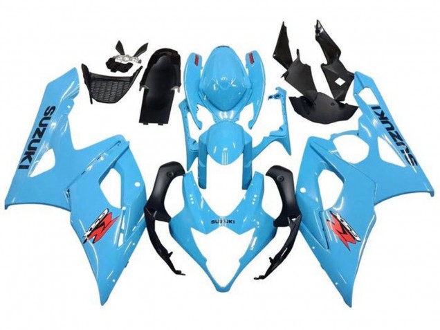 Compra Carenados Moto Suzuki GSXR 1000 2005-2006 - Azul Claro Negro Rojo