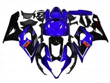 Compra Carenados Moto Suzuki GSXR 1000 2005-2006 - Azul Negro Blanco Raya