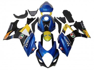 Compra Carenados Moto Suzuki GSXR 1000 2005-2006 - Azul Amarillo Negro Tiburón