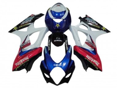 Compra Carenados Moto Suzuki GSXR 1000 2005-2006 - Blanco Rojo Azul Makita