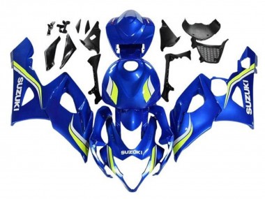 Compra Carenados Moto Suzuki GSXR 1000 2005-2006 - Azul Amarillo Blanco