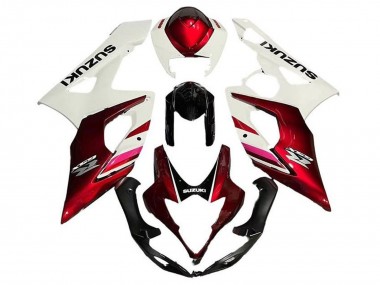 Compra Carenados Moto Suzuki GSXR 1000 2005-2006 - Blanco Rojo Caramelo Negro