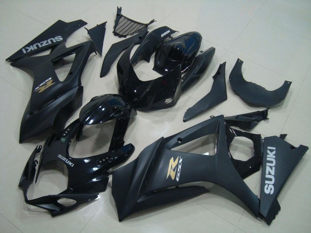 Compra Carenados Moto Suzuki GSXR 1000 2005-2006 - Negro Brillante Negro Mate Plata Oro
