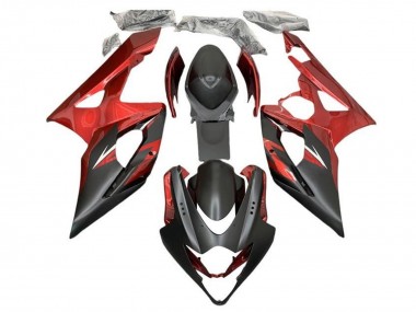 Compra Carenados Moto Suzuki GSXR 1000 2005-2006 - Rojo Caramelo Negro Mate