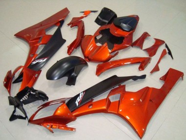 Compra Kits Carenado Moto Yamaha YZF R6 2006-2007 - Naranja Negro Mate