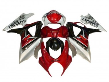 Compra Carenados Moto Suzuki GSXR 1000 2005-2006 - Plata Rojo Negro