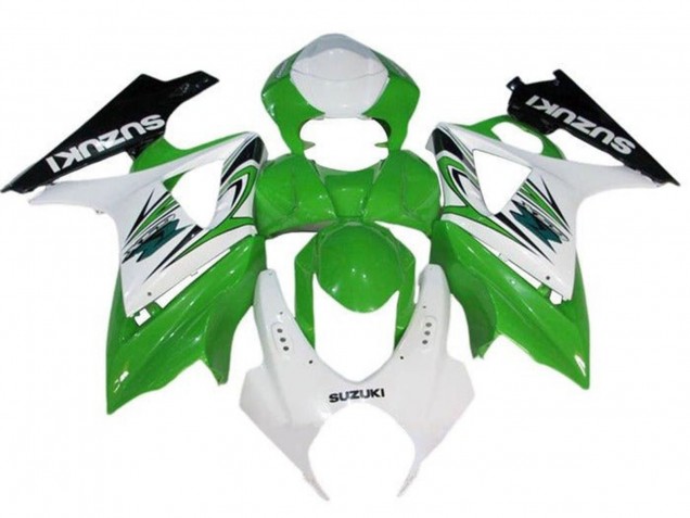 Compra Carenados Moto Suzuki GSXR 1000 2005-2006 - Blanco Verde Negro